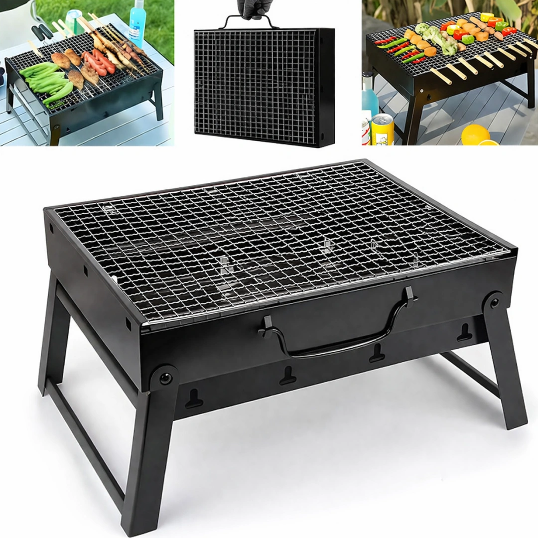 Складаний мангал барбекю 60 x 30 x 25 см